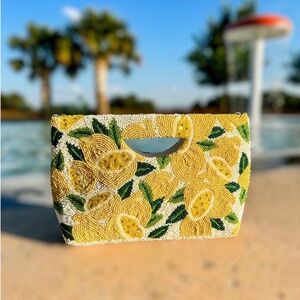 Lemon Zest Basket Crossbody Bag